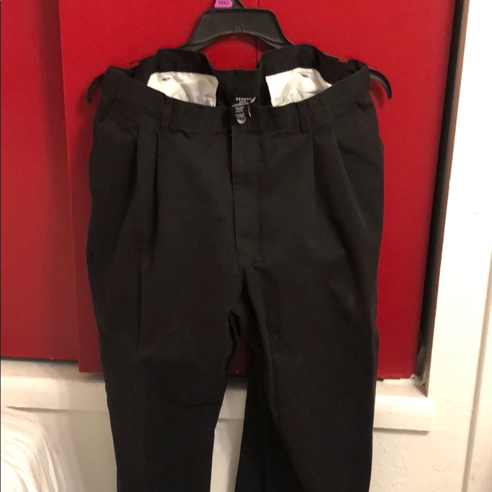 Men black slacks